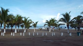 Beautiful calm beach