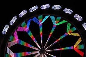 amusement park wheel fun kids