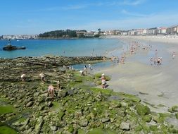 stones on the beach in San xenxo