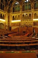 parliament hall in budapest