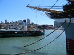 boats at the fisherman's wharf on a sunny day