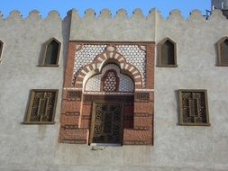 entrance to a building in egypt