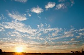 beautiful sunset clouds