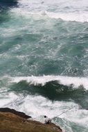 fisherman sea fishing