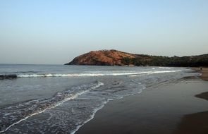 sea arabian beach sky ocean water beautiful view