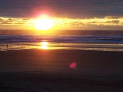 oregon coast sunset