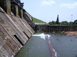 Hemavati river as a tourist attraction, Karnataka, India