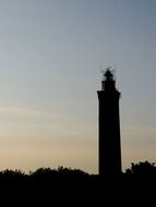 picture of the lighthouse silhouette