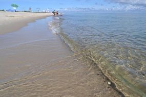 waves at the seaside