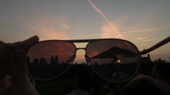 sunglasses sunset