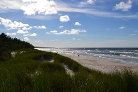 sunny day at the seaside