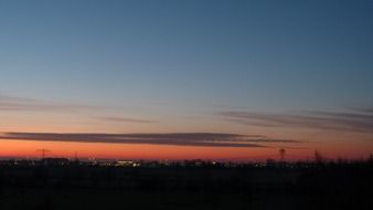 magnificent red afterglow