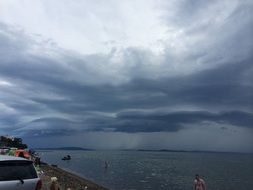 storm sea