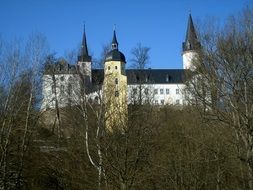 Purshenstein Castle on the Hill