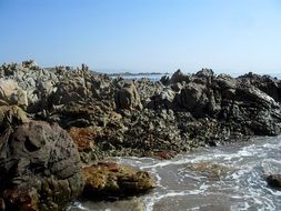 African Rocky beach