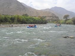 boats with people on the river
