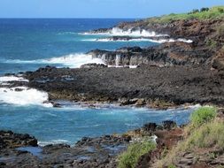 picturesque tropical ocean coast