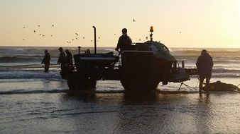 fishing tractor