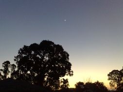 nice sunset dusk
