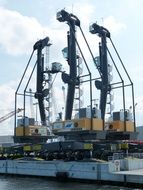 port crane in northern Germany