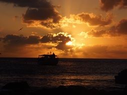 fernando de noronha beach sunset