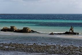 shipwreck sea ocean water ship seascape