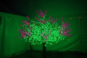 holiday lights tree