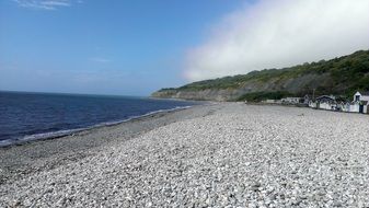 rocky Atlantic coast in England