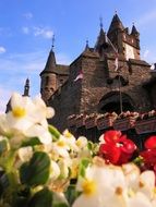 Cochem Castle as a tourist attraction in Germany