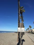 Blue sky on the West Coast