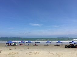 landscape of the the sea beach