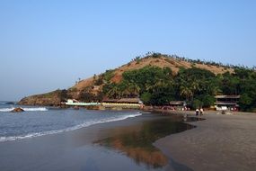 arabian sea beach sky ocean water tropical coast, karnataka, india