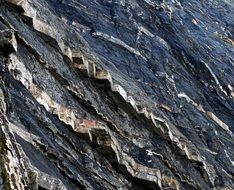 rocks flysch beach