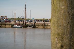 the ship dock in Germany