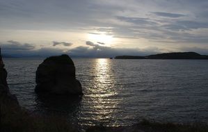 lovely evening beach