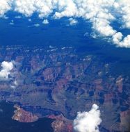 grand canyon, aerial photography, arizona, usa