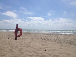 summer empty beach