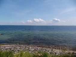 landscape of the Baltic Sea coast