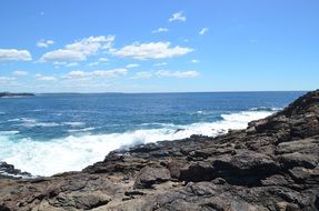 rocks of the beach