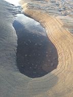 Water in a sand