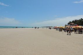 Tourism on the beach