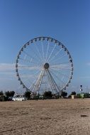 ferris wheel on the beach in Rimini
