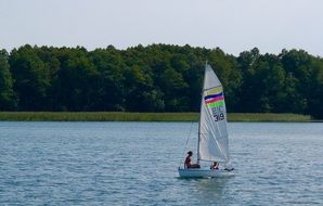 sailboat on the lake