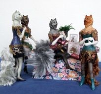 party cats statuettes