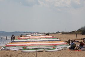 summer vacation on the beach