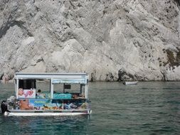 shop on the lake in Greece