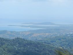 panorama of the Caribbean island