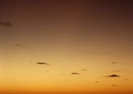 Clouds and the sunset