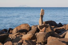 island coast in Italy