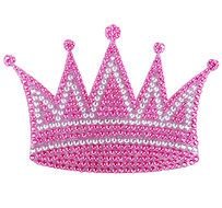 pink bead crown